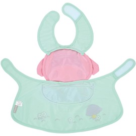 Skater Sanrio My Melody CBAEP1-A Die-Cut Baby Apron, Meal, Size 80-90, Water Repellent, Includes Catch Pocket, Sanrio My Melody