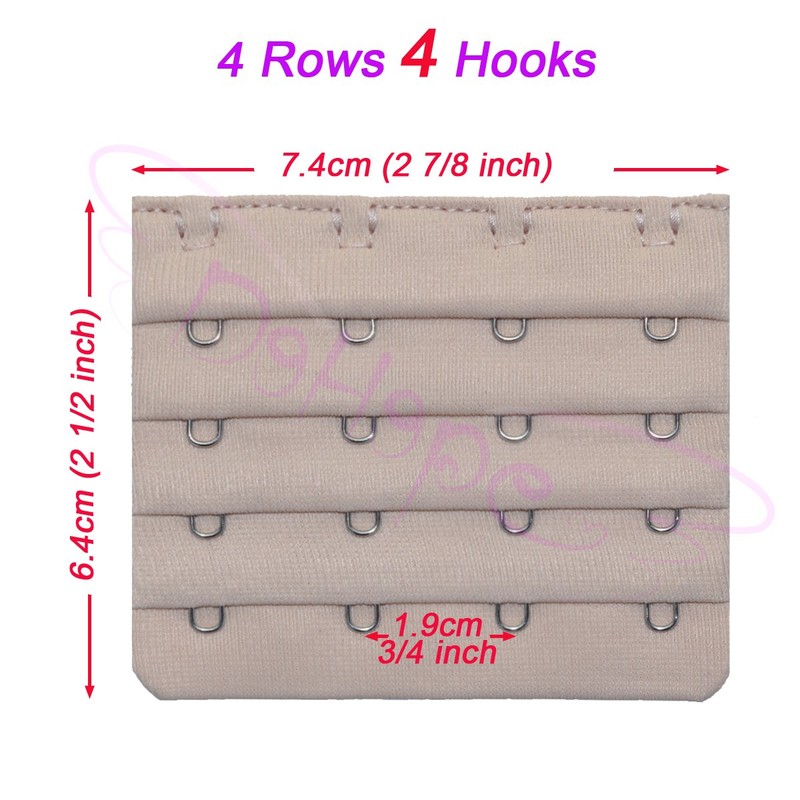 DoHope Ultra Soft Bra Extender Band Breathing Room 4 Rows