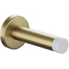 Brushed Gold Stainless Steel Door Stopper with White Tip –