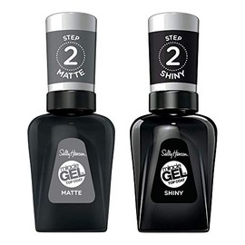 Sally Hansen Miracle Gel Shiny Top Coat and Matte Top Coat Duo Pack (Packaging May Vary)