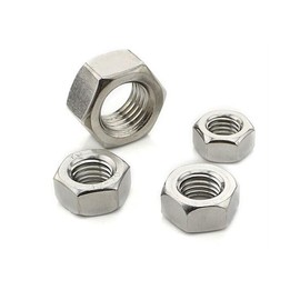 Hexagon Nuts M-8 DIN 934 Stainless Steel A2 (AISI 304) / For Use with Screws, Threaded Rods and Bolts / Bag of 25