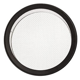 1" Aluminum Vent Tab Style Open Screen Black Pack of 6