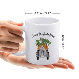 Carrot For Easter Bunny Adorable Trunk Novelty Coffee Tea Cups For Home Kitchen Office School Travel For Hot Drinks Chocolate Milk Juice Tea Coffee Tea Cups Microwave Safe White Easter Gifts For Women