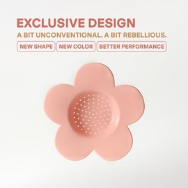 PHINƠI – Pour Over Coffee Maker – Vietnamese Coffee Dripper Phin Filter – Single Cup Dripper with Flower Design – Reusable Coffee Filter- Paperless Filter for Sustainable Brewing (Pink Pastel)