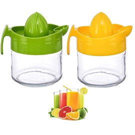 Manual Lemon/Glass Fruit Juicer with Measuring Jug Base