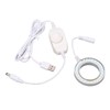 LED Ring Light Adjustable for Stereo Microscope Industrial Camera Imaging