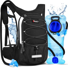 Hydration Pack, Insulated Hydration Backpack with 2L Hydration Bladder, Hiking Backpack for Men Women Kids, Water Backpack for Hiking, Running, Cycling, Camping