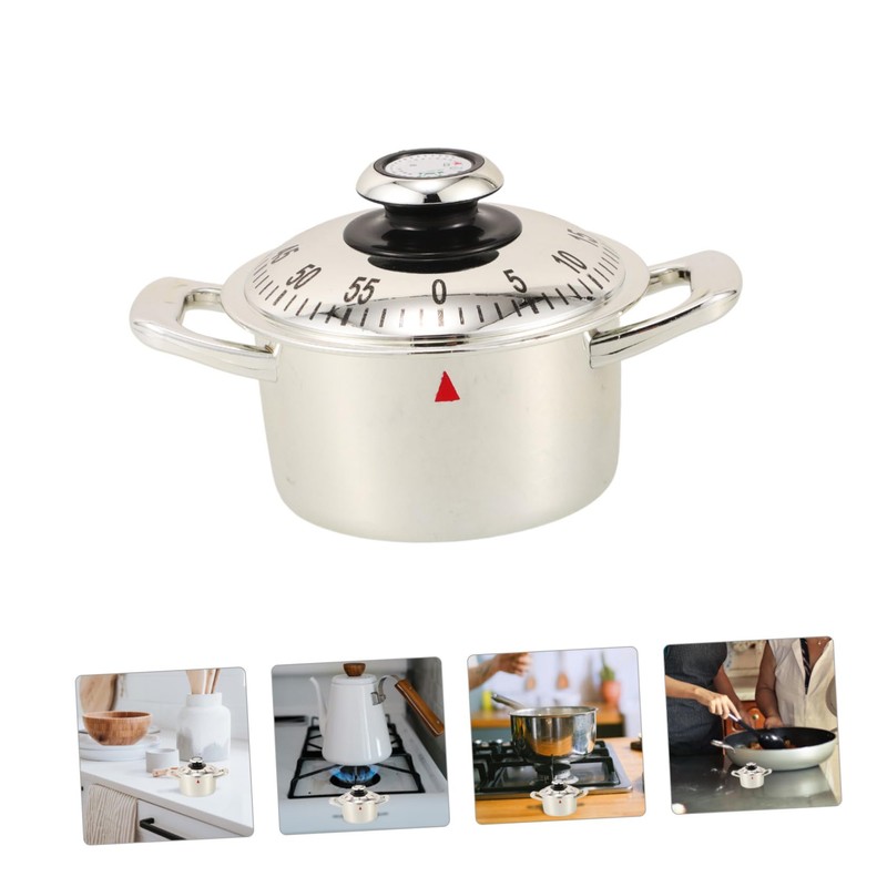 BIUDECO Timer Clock Alarm 60-Minute Timer for Cooking Kitchen Spa