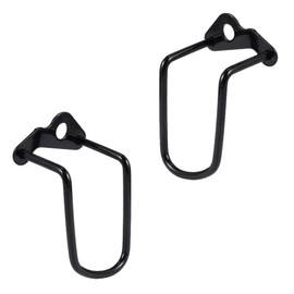 Pack of 2 Rear Derailleur Protection 10.5 x 5.4 x 4.7 cm Bicycle Rear Derailleur Protection Steel for Mountain Bikes, Road Bikes, Folding Bikes, Black