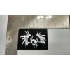 Metallica Patch Iron/Sew on Embroidered bat skull Thrash Metal Slayer