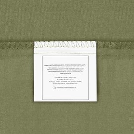 Utopia Bedding Utopia Bedding Fitted Sheet King, Olive - Deep Pocket 14 inch (35 cm) - Easy Care - Soft Brushed Microfibre Fabric - Shrinkage and Fade Resistant - Bottom Sheet
