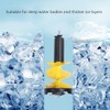 Fockety Ice Auger, 8 Inch Diameter Nylon Ice Fishing Auger,