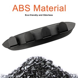 VINBY Seat Back Hooks for Model 3 Model Y 2017-2023, Headrest Hooks Car Bag Hook Back Seat Hanger for Model 3 Model Y 2023 Accessories (2 Pack Black)