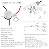 Ceiling Fan Switch Kit Zing Ear ZE-208S E89885 3 Speed