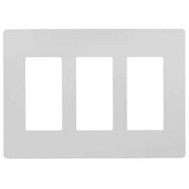 Faith SWP3-WH-01 Screwless Wall Plate Child Safe Outlet Covers, 4.68" H x 6.6" L, Fits GFCI, USB Receptacles, Dimmers, and Lighting Controls, ETL Listed, 1-Pack, White