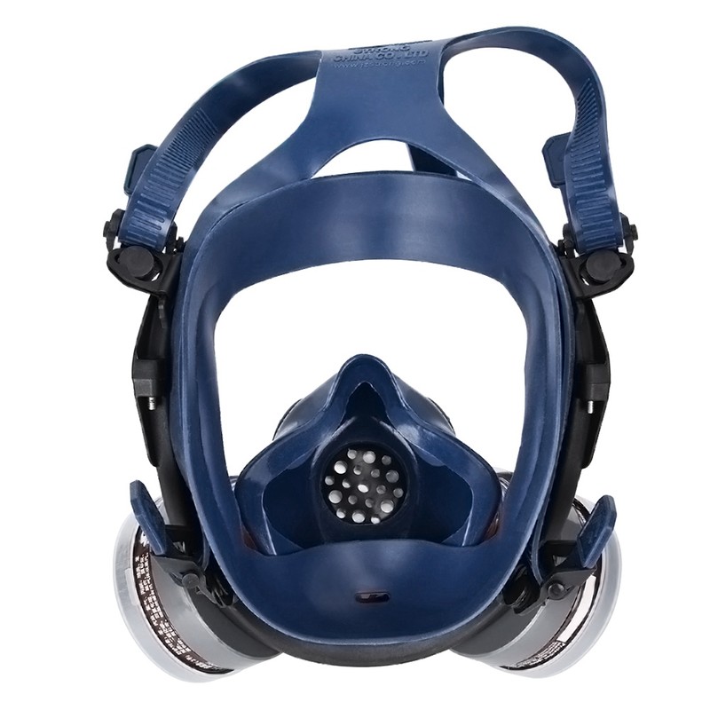Silicone Full Face Gas Mask Respirator For Painting Spraying