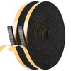 Self Adhesive Foam Tape Weatherstrip 1/2in x 1/4in x 42Ft