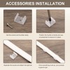MECCANIXITY LED Neon Mounting Clips Holder, Mounting Bracket Support Fixing