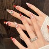 Christmas Style 10 Pcs Handmade Press on Nails | Almond