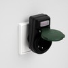 REV Adaptor with Switch IP44 nero-verde