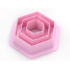 Pati-Versand Hexagon Cookie Cutter Set of 3
