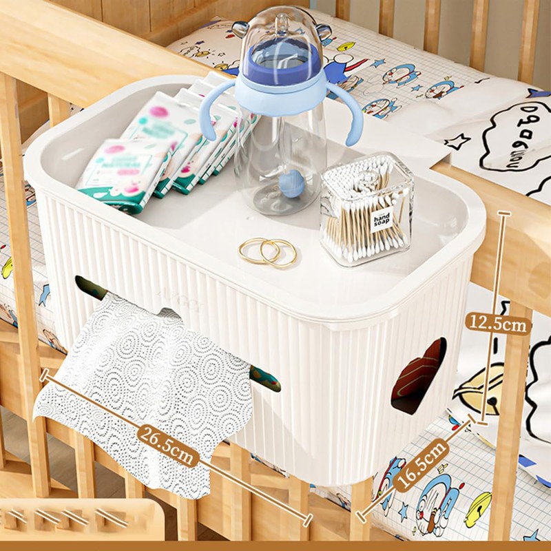 AYGCI Organizer da Letto da Appendere, Multifunzione Tasche Portaoggetti Borsa