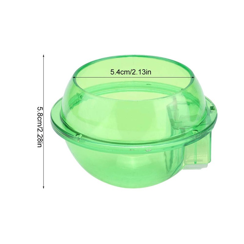 Reptile Feeder, Anti Escape Feeder Cups Transparent Live Fodder Container