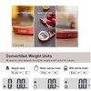 CAMRY Digital Folding Kitchen Scales Electronic Kitchen Scales for Camping