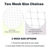 Jollybower Bird Netting 25'x50' Heavy Duty Nylon, 3/4" Square Mesh