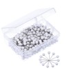 Outus 1/8 Inch Round Head Map Tacks Push Pins, 300