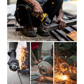 Waies 4-1/2 Inch Metal Cutting Diamond Blade for Angle Grinders, All Purpose Metal Cut Off Wheels for Steel, Rebar, Sheet Metal, Angle Iron, Stainless Steel (3 Pcs)