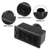 ACROPIX 10.5x4.7cm Black AC Air Conditioner Vent Outlet Universal RV