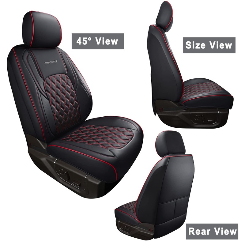 Huidasource Tacoma Seat Covers, Full Coverage Waterproof Truck Seat Cover
