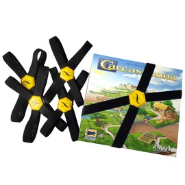 Board Game Box Elastic Bands - Keep Your Board Games, Tabletop Games, RPGs,Card Games & Other Boxes Closed and Protected with Antiskid Textured During Travel & Storage, Elastic Band Organizer(5pcs)