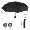 Perletti Technology Golf Pocket Umbrella Men's Open Automatic Umbrella Storm