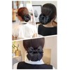 Chignon Net Barrette with Bow Bun Hair Net Set of