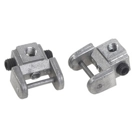Dytabepl 2 Pack -Laubsäge Dekupiersäge, Stiftloser Sägeblattadapter, Dekupiersägeblatt-Halter, Metallhalter für Obere/Untere Sägeblätter, Umrüstsatz für Dekupiersägeblätter