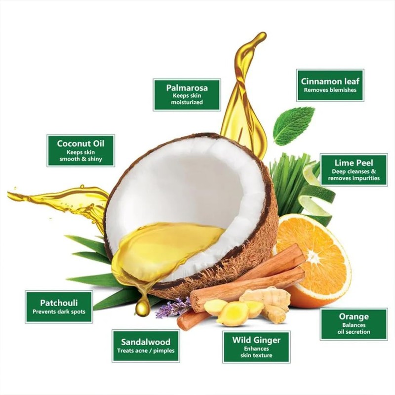 Chandrika Ayurvedic Soap 2.62-Ounce Unit (Pack of 12)