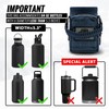 NATURE PIONEOR 32 64 128oz Tactical Water Bottle Pouch, Multi-Function