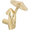 Veemoon Mushroom Furniture Knobs Decorative Cabinet Brass Knobs Handle Retro