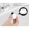 4Pack Sink Overflow Cover,Sink Overflow Hole Cover, Kitchen Bathroom Sink