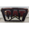 International 6092157C2 Caterpillar CAT Truck Hood Emblem 8 1/2 x
