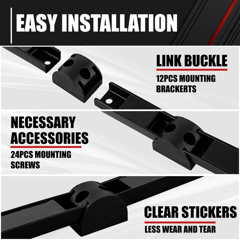 Magnetic Storage Organizer Tool Holder, Magnetic Tool Holder Strip, 6-Pack