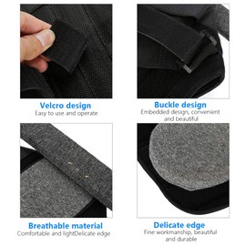 Footrest, 3 Sizes Adult Leg Fixing Protector Ankle Strap Support Foot Orthosis Plantar Splint Brace Soft Leg Support Orthopaedic Sleep Immobiliser