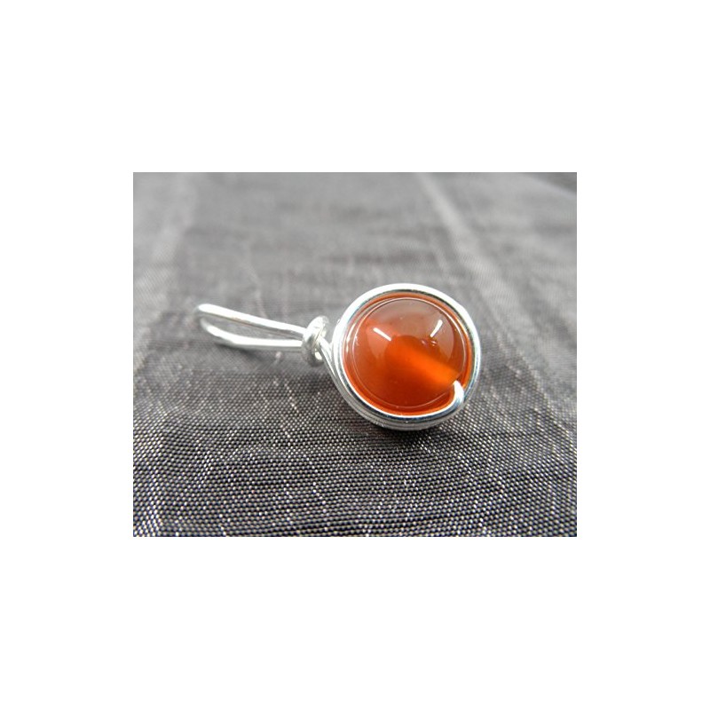 Filigraner Kettenanhänger Karneol (Vergoldet)