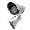 Dummy CCTV Camera with Warning Sticker Premium Round Type