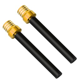 CADUFUELLY 2 Pcs Motorcycle Gas Breather Hoses, Valve Vent Tube CNC Universal for ATV Motorcycle Dirt Pit Quad Bike Motocross 50cc 110cc 125cc RM125 RM250 RMZ450 RMX450Z RM250Z Gold