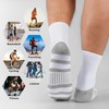 HeySocks Mens White Quarter Socks - Thin Athletic Running Hiking