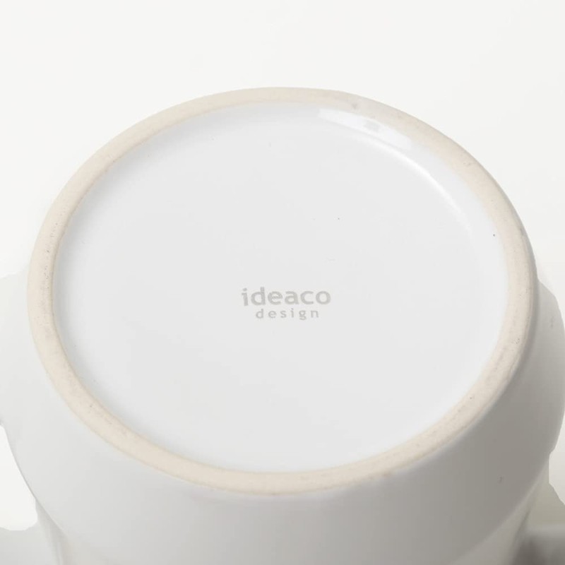 ideaco 450teapot teapot, 15.9 fl oz (450 ml), White/Beige