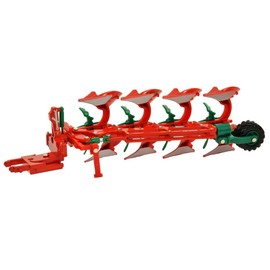 Britians Kverneland 2300 S Variomat Plough Replica, Compatible with 1:32 Scale Farm Tractors, Animals and Toys, Suitable for Collectors & Children from 3 Years